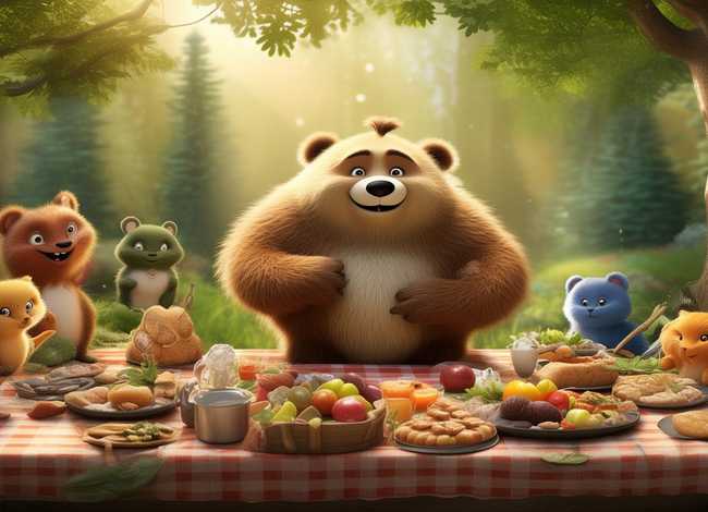 小班故事小熊请客完整故事；小班故事小熊请客完整故事教案