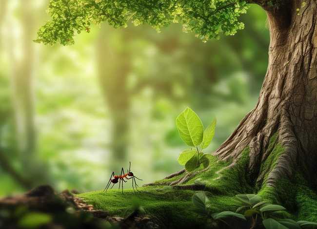 蚂蚁的故事简短50字，蚂蚁的故事简短50字内容