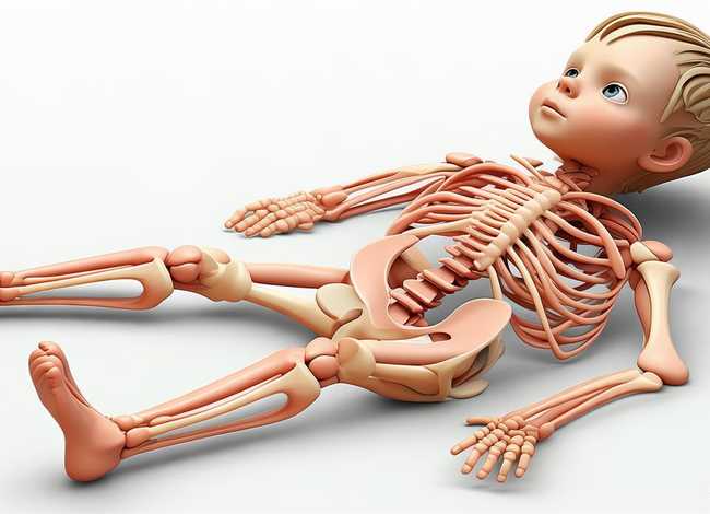 学前儿童骨骼结构图图片 学前儿童骨骼结构图图片高清