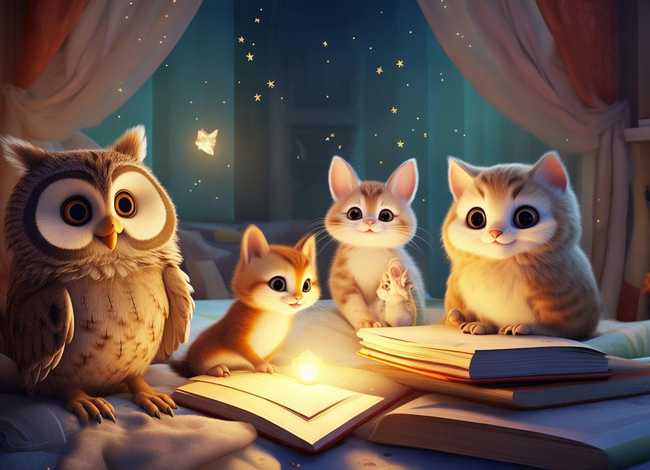 儿童睡前故事大全聪明的动物 - 幼儿睡前动物故事大全