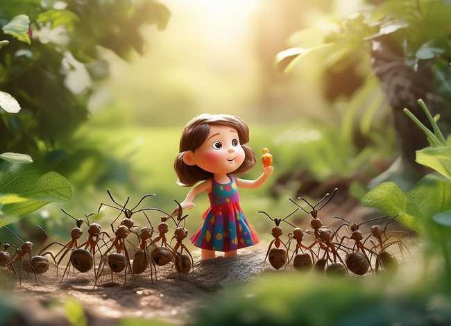 儿童故事蚂蚁报恩 - 幼儿故事蚂蚁报恩