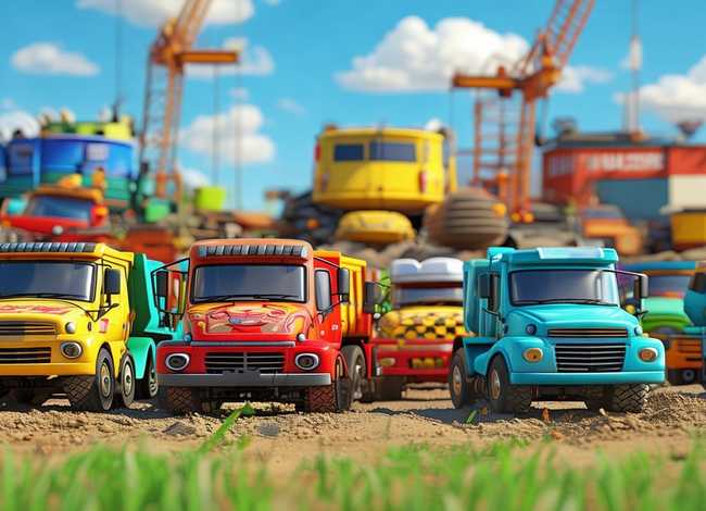 翻斗车儿童动画视频大全集连续播放完整、翻斗车动画片视频大全集