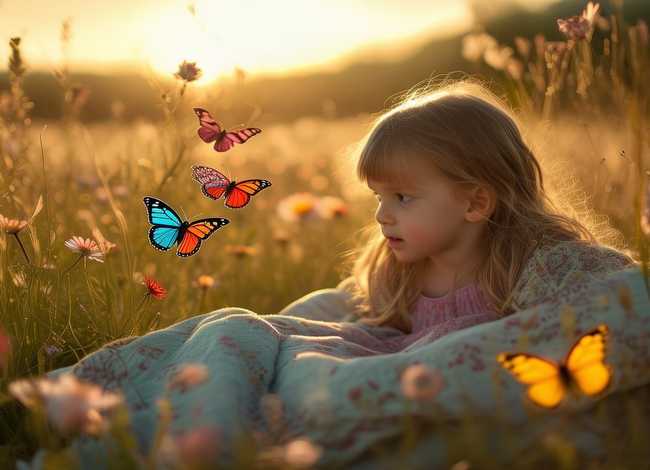 三只蝴蝶儿童故事；三只蝴蝶故事 睡前故事