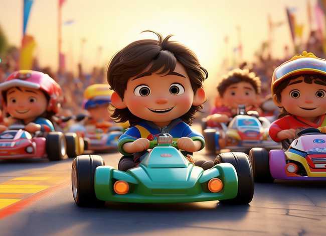 赛车儿童经典故事书 赛车比赛故事幼儿