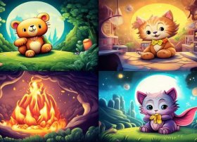 儿童故事连环画简单又漂亮 4个简单幼儿故事连环画