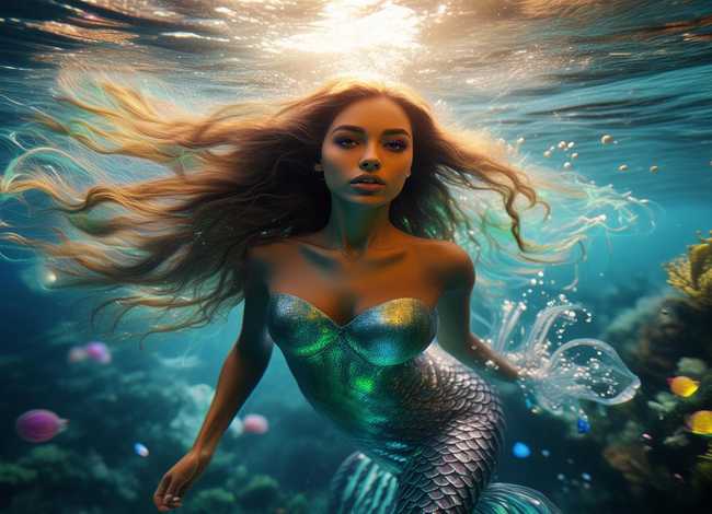 海底美人鱼视频；海底美人鱼视频高清