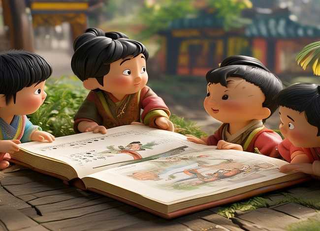 三字经曹操的故事儿童；三字经中曹操的四个儿子