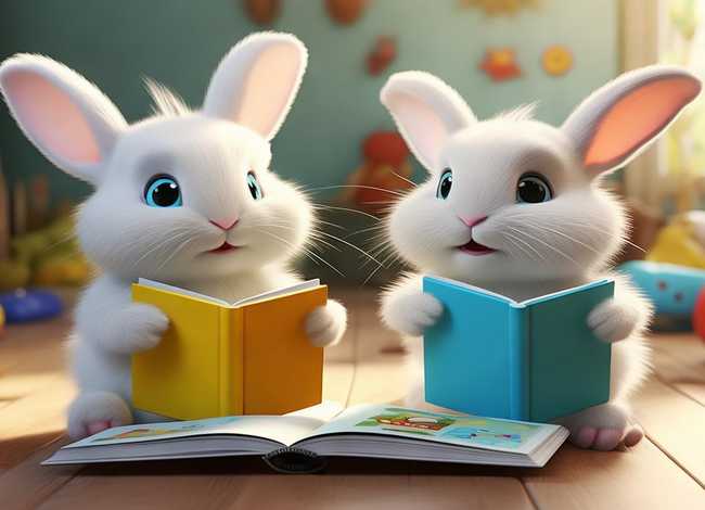 两只小兔子绘本，两只小兔子的绘本
