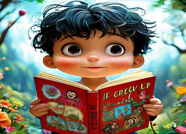 如果我长大了儿童故事文字；如果我长大了绘本故事