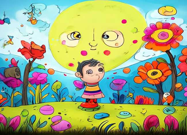 手绘儿童故事简短34岁 - 幼儿手绘故事简单的