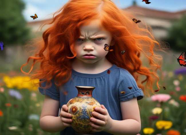 爱生气的小姑娘编故事，爱生气的小姑娘的故事