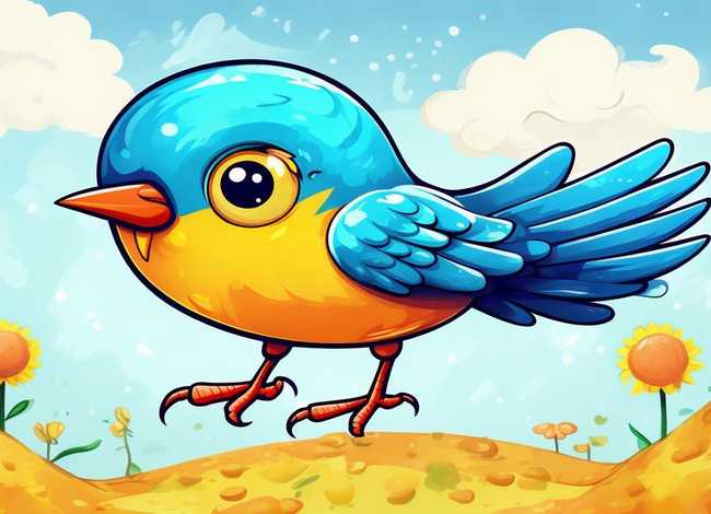 小鸟的儿童画；小鸟的儿童画图片