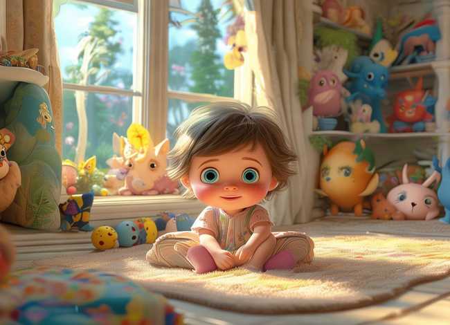 我的宝贝儿童故事；我的小宝贝背景故事