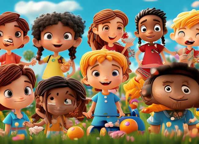 儿童人物大全；儿童人物图画大全可爱