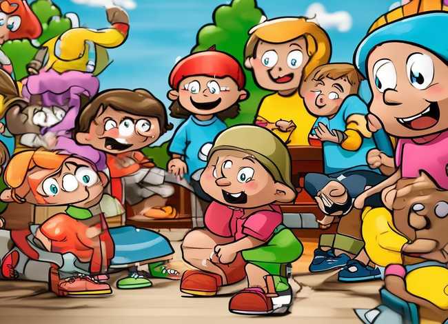 小学生搞笑连环画；小学生搞笑连环画图片