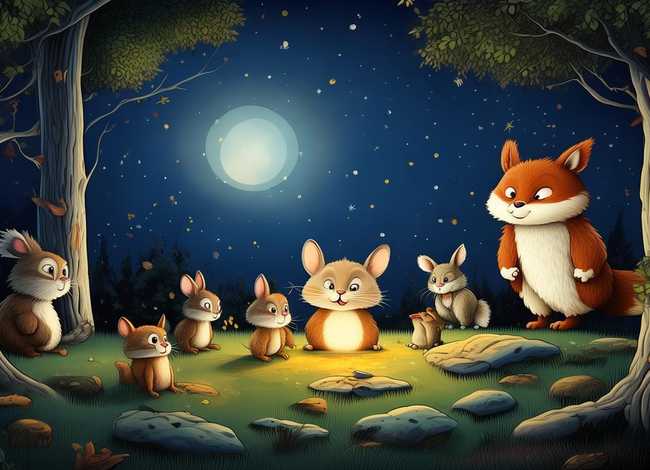 夜晚的绘本故事 - 夜晚的故事中班绘本故事