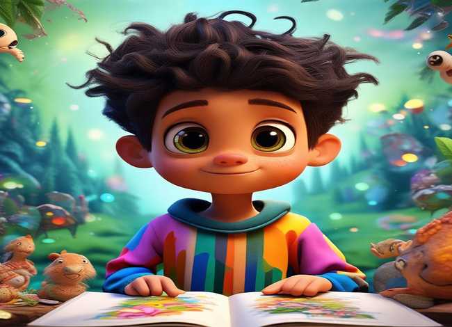 小学生故事插画；小学生故事插画图片