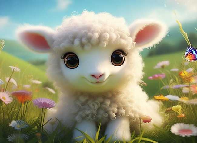 小绵羊简短绘本故事、小绵羊简短绘本故事视频