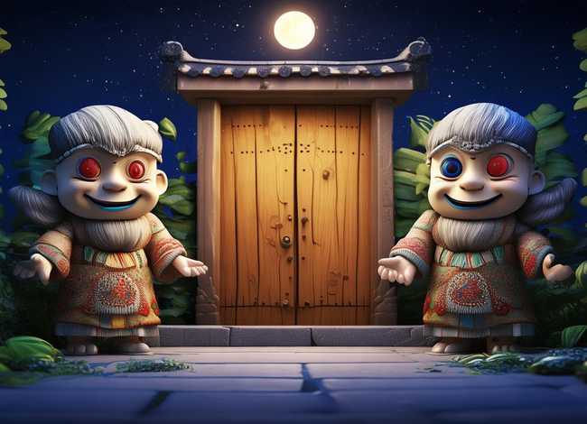 《门神》的故事幼儿 门神的传说故事视频