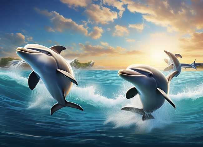 海豚的故事儿童动画片；来一个海豚的故事