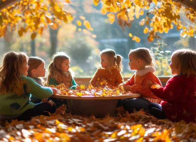 落叶的故事幼儿园；秋天落叶的故事幼儿园