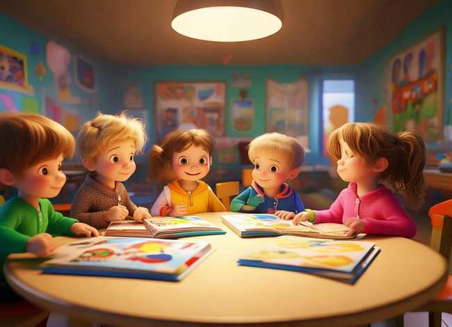 儿童故事连环画简单幼儿园；幼儿故事连环画图片4张简单