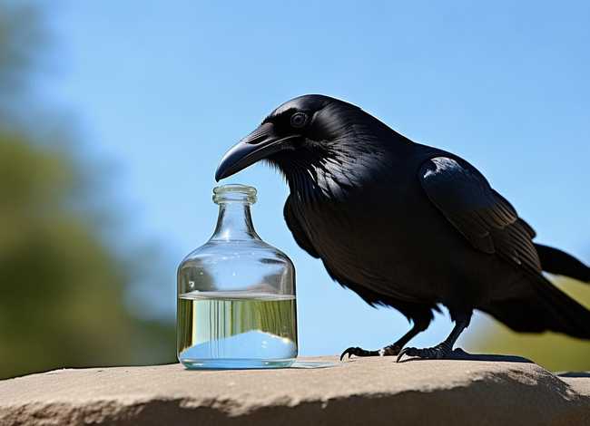 乌鸦喝水小故事、乌鸦喝水小故事英语