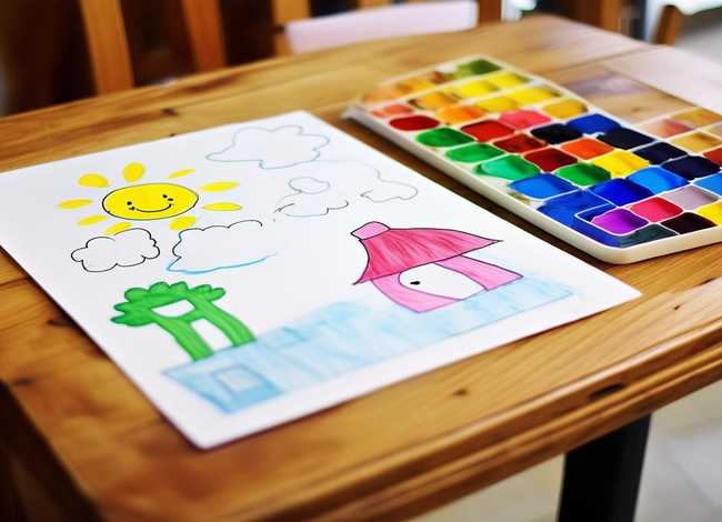 打印儿童图画填色；打印儿童图画填色教程