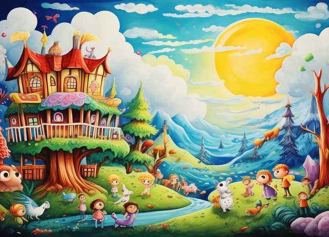 儿童故事加图片；儿童故事配图图片大全
