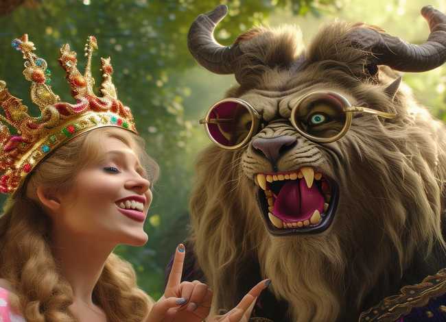 故事美女与野兽（故事美女与野兽幽默段子）