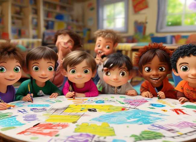 幼儿园的故事儿童画 - 幼儿园的故事简笔画