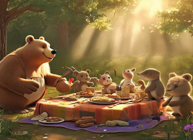小熊请客故事简短内容 - 小熊请客故事简短内容怎么写