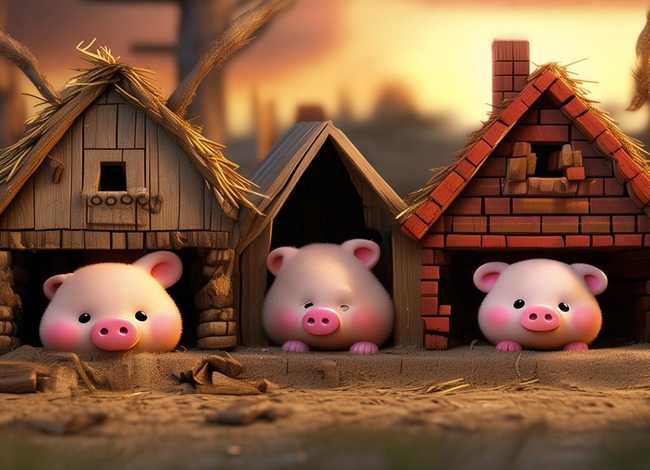 少儿睡前故事三只小猪 少儿睡前故事365三只小猪