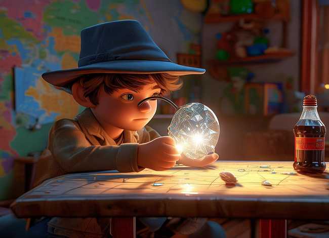 儿童侦探故事钻石案（199个侦探推理游戏钻石与可乐答案）