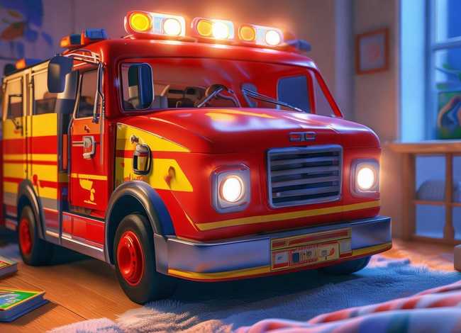 儿童睡前消防小故事三分钟、睡前故事幼儿故事大全消防车