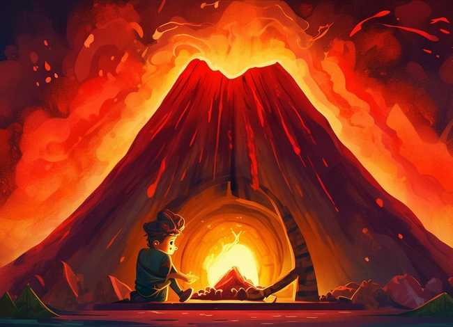 火山的故事儿童在线听、火山爆发故事在线收听