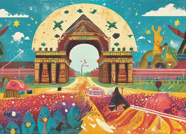 黄帝陵怎么画儿童画 - 黄帝陵怎么画儿童画图片