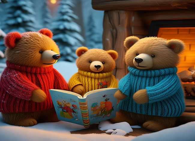 绘本三只小熊的故事，绘本三只小熊的故事教案