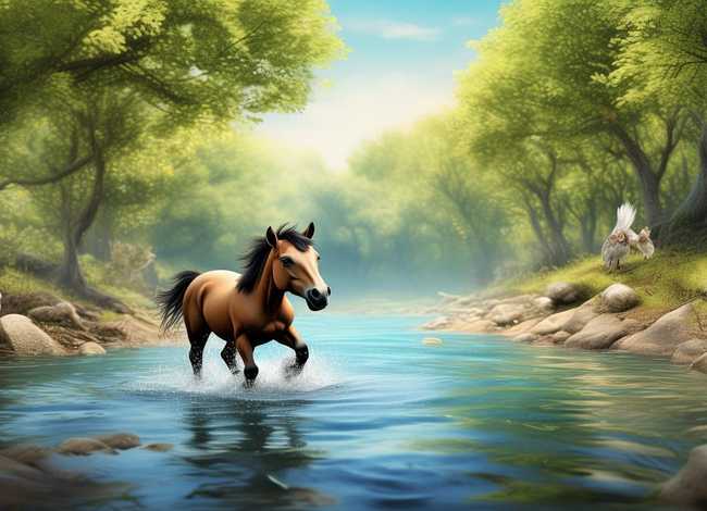 讲故事小马过河故事视频，讲故事《小马过河》视频