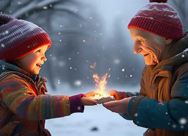 儿童故事演讲雪中送炭；中班幼儿雪中送炭故事教案