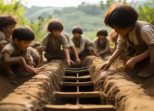 地道战故事儿童版；儿童版的地道战