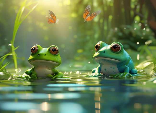 小青蛙的故事1-3岁；3 - 6岁小青蛙故事