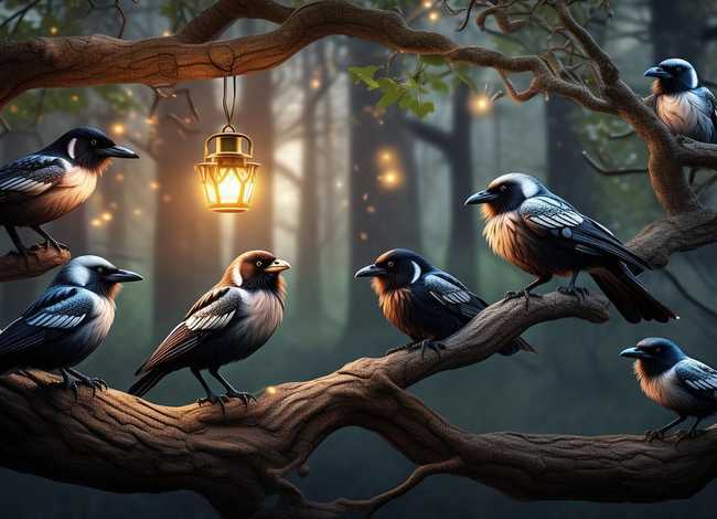 七只乌鸦的睡前故事、七只乌鸦的睡前故事图片