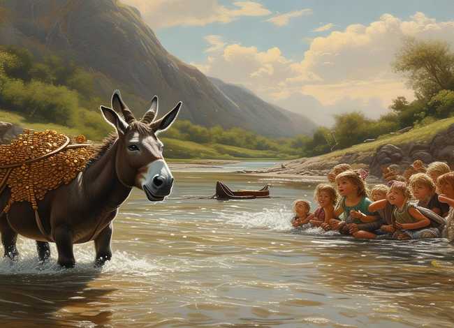 驴子过河的故事（驴子过河的故事的明白的道理）