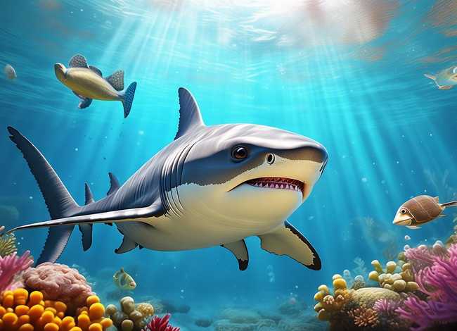 儿童大鲨鱼故事简短四百字 大鲨鱼的幼儿故事