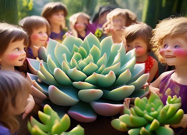 多肉故事儿童（多肉课程故事幼儿园）