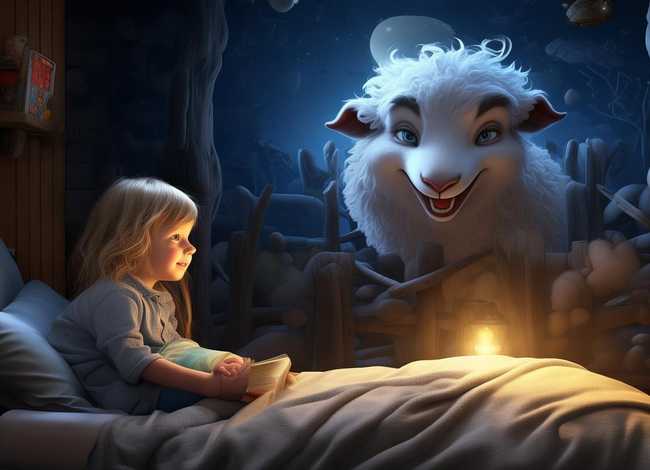 小羊和大灰狼的故事睡前儿童版；小羊和大灰狼的故事睡前故事