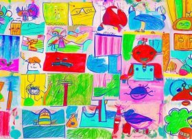 我的故事幼儿绘画作品，我的故事幼儿绘画作品图片