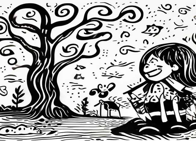 儿童黑白画图片简笔画（儿童黑白画图片简笔画大全）