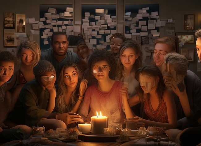 感恩故事绘画（感恩故事绘画成心理画）